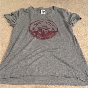 Gray Smokey Bear Graphic T-Shirt